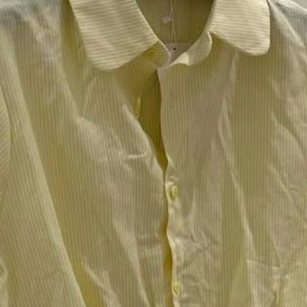 Light Yellow Short Sleeve Shirt - Picture 2 of 3